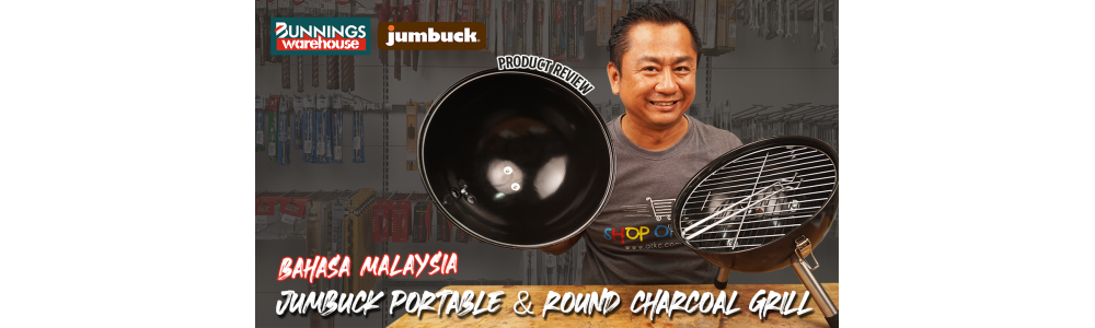 Product Review  Jumbuck Portable & Round Charcoal Grill BBQ (Bahasa Malaysia)