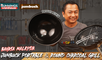 Product Review  Jumbuck Portable & Round Charcoal Grill BBQ (Bahasa Malaysia)