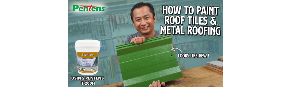 How to Apply Pentens T-200H UV Resistant Elastomeric Waterproofing Coating | Concrete & Metal Roof