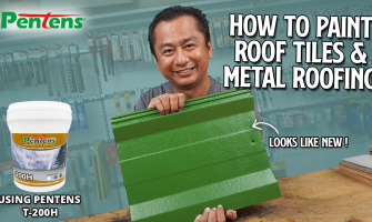 How to Apply Pentens T-200H UV Resistant Elastomeric Waterproofing Coating | Concrete & Metal Roof