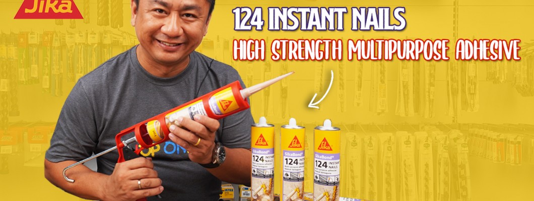 Product Review How to Apply SikaBond® 124 Instant Nails | Sealing & Bonding Multipurpose Adhesive