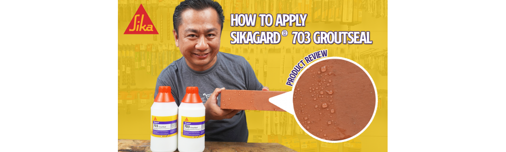 Product Review  Sikagard® 703 GroutSeal Water Repellent Impregnator Tiles Joints & Building Surface