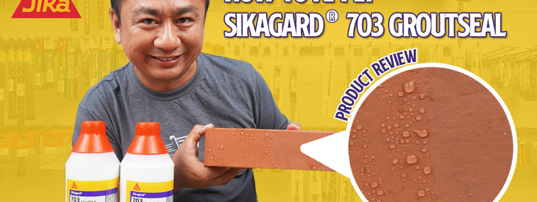 Product Review  Sikagard® 703 GroutSeal Water Repellent Impregnator Tiles Joints & Building Surface