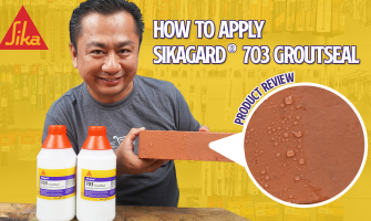 Product Review  Sikagard® 703 GroutSeal Water Repellent Impregnator Tiles Joints & Building Surface