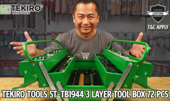Tekiro Tools ST TB1944 3 Layer Tool Box 72pcs