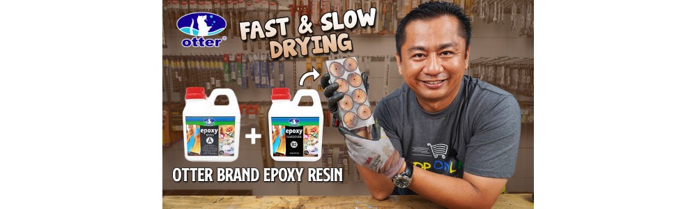 How to make epoxy resin art using Otter brand Epoxy Resin  Slow & fast Drying formula