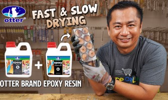 How to make epoxy resin art using Otter brand Epoxy Resin  Slow & fast Drying formula