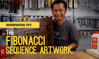 The Art of Mathematics Formula - The Fibonacci Sequence Woodworking Artwork