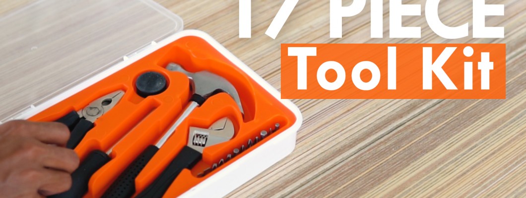 Hardware 17-piece Tool Kit | Handy Tools for Every Home
