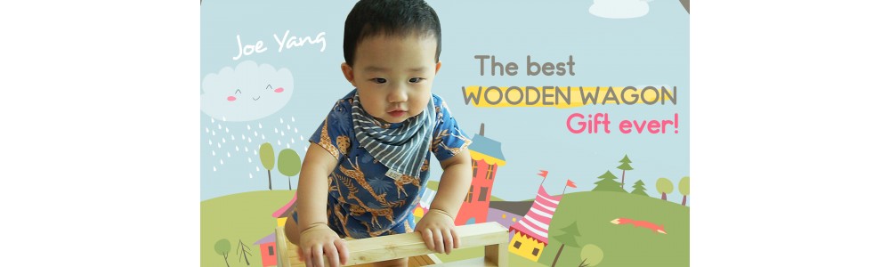 The best wooden wagon gift ever for children!