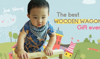 The best wooden wagon gift ever for children!