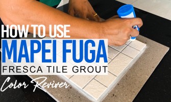 How to use Mapei Fuga Fresca Tile Grout Colour Reviver?