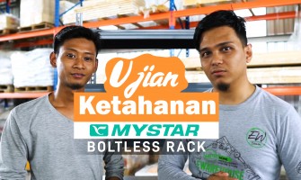 Mystar Boltless Shelf Rack - Ujian Ketahanan bersama Ricci & Syukry