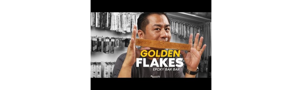 How to use epoxy resin in woodworking? Golden Flakes Epoxy Bar