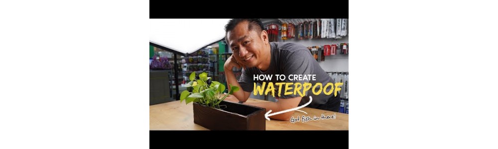 How to create a waterproof wooden planter box using Shou Sugi Ban Yakisugi & King Kote KK233!