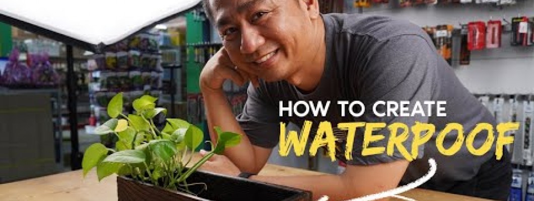 How to create a waterproof wooden planter box using Shou Sugi Ban Yakisugi & King Kote KK233!
