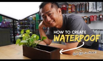 How to create a waterproof wooden planter box using Shou Sugi Ban Yakisugi & King Kote KK233!
