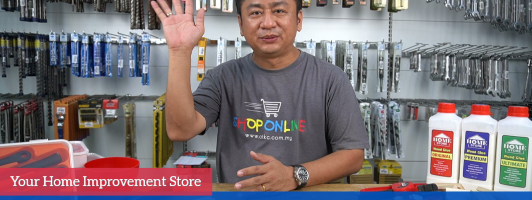 Salam sejahtera semua! Saya Ah Gei dari ATKC Hardware | Pusat Kelengkapan Rumah Anda