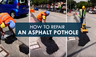 How to repair an asphalt pothole in 3 simple steps using cold premix?