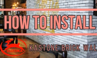 How to Install Suzuka Kastone Brick Wall
