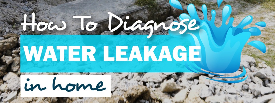 How to check & diagnose water leaks at home?