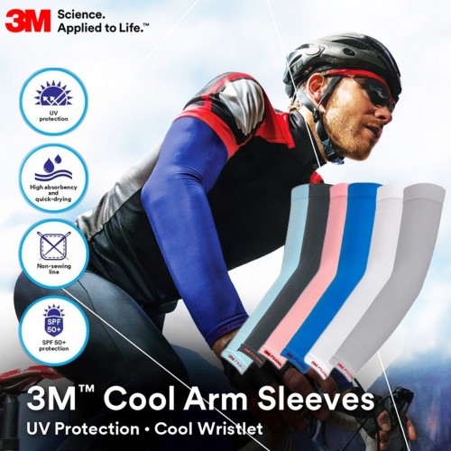 2 Pairs 3M Cool Arm Sleeves UV Protection Outdoor Spotrs 6 color PS2000 