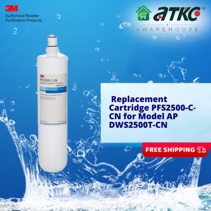 3M Water Filter | 3M PFS2500-C-CN Replacement Cartridge For DWS2500T Water Filter