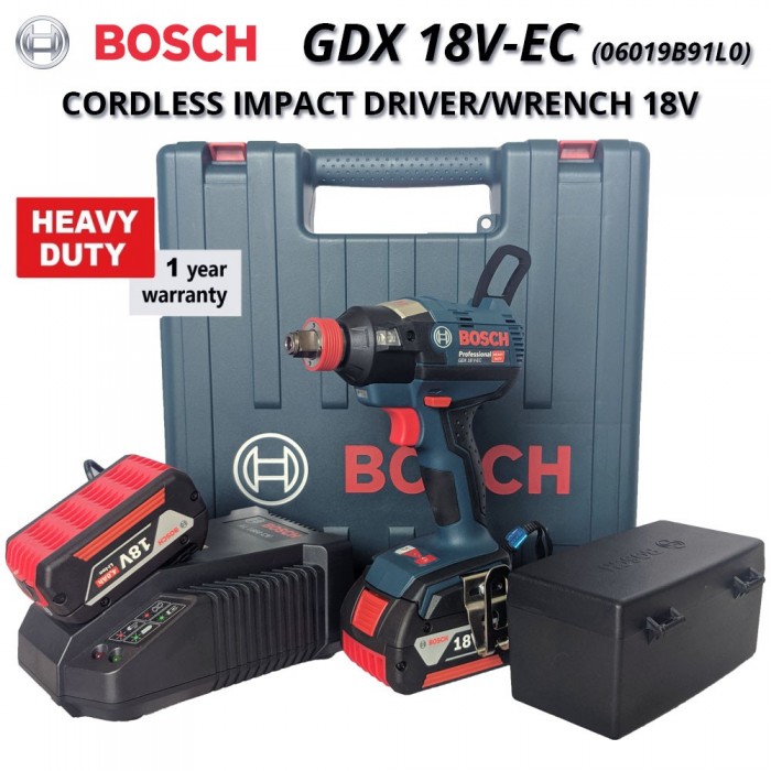 Bosch GDX 18V-EC Cordless Impact Driver/Wrench Professional 18V