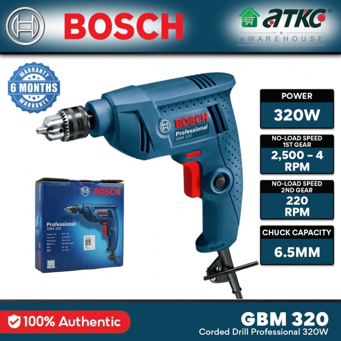 Bosch GBM 320 Drill Professional 320W (06011A45L0)