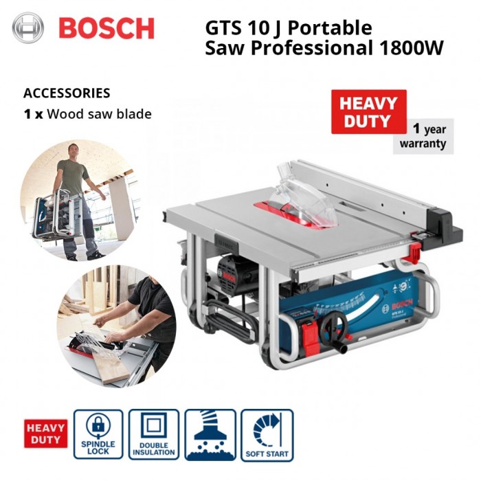 Bosch GTS 10 J Portable Saw Professional 1800W