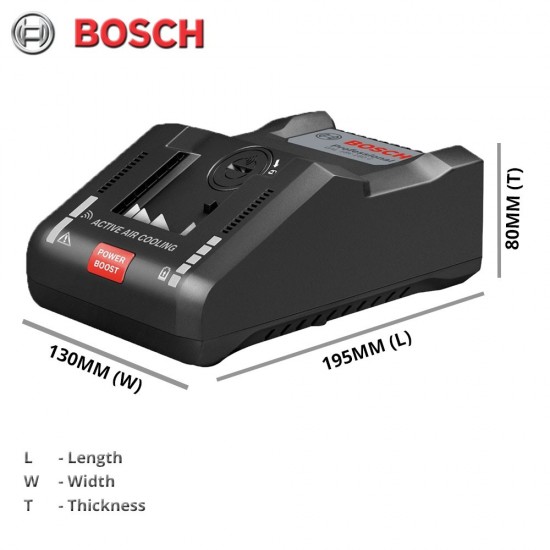 Bosch #1600A016GR Procore 18V 8.0Ah Li-Ion Battery + GAL 18V-160C Charger 