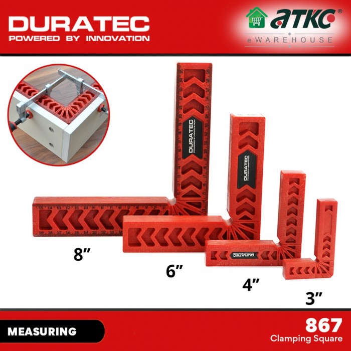 Duratec 867 90 Degree Right Angle Wood Clamp 3" (80MM)