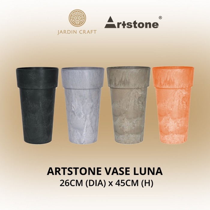 Jardin Craft Artstone Vase Luna 26CM (D) x 45CM (H)