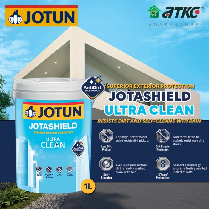 Jotun Jotashield Ultra Clean Superior Dirt-Repellent Paint For Exterior 1L