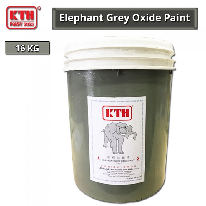 KTH Elephant Oxide Paint For PVC 16KG (Grey)