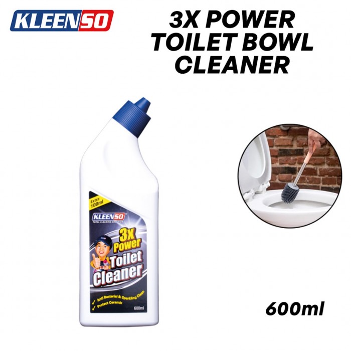 Kleenso 3x Power Toilet Bowl Cleaner 600ML