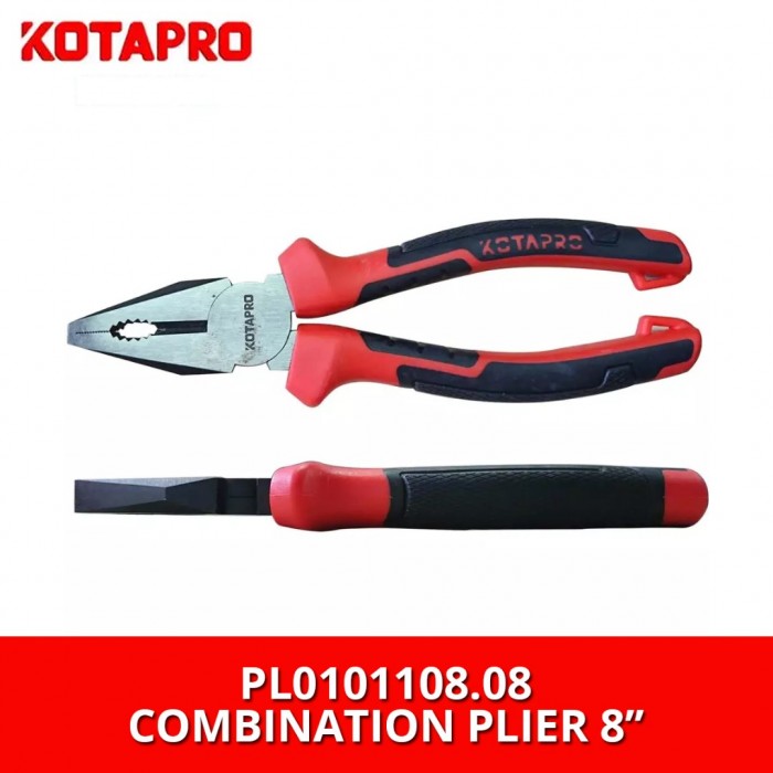 Kotapro PL0101108.08 Combination Plier 8" with TPR Handle