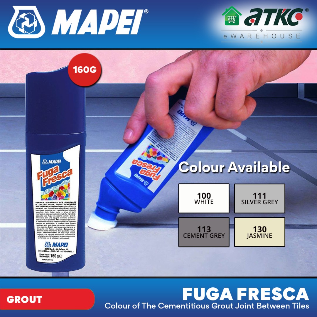 Mapei Fuga Fresca Grout Coloured Reviver For Cementitious Grout Joints  Between Tiles 160G