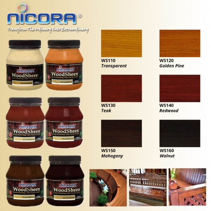 Nicora WoodSheen Water-based Lacquer 320ML