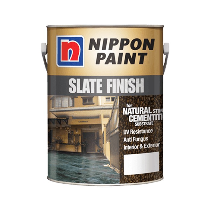 Nippon Paint Slate Finish 1l Clear Satin