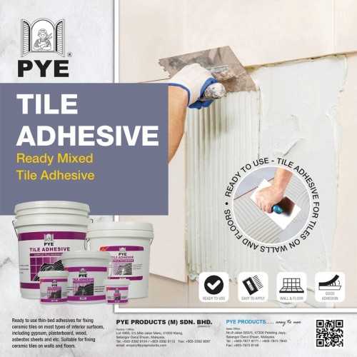 PYE Tile Adhesive Ready Mixed Tile Adhesive 1.5KG