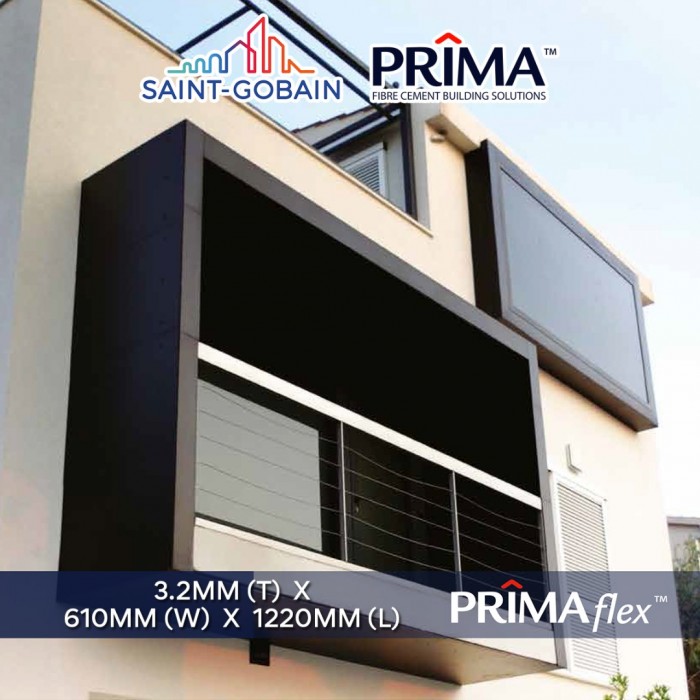 Saint-Gobain Prima Flex Multi Functions Ceiling Board 3.2MM (T) x 610MM 2' (W) x 1220MM 4' (L)