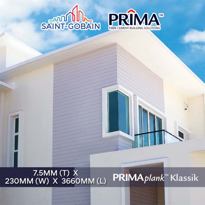 Saint-Gobin Prima Plank Klassik 7.5MM (T) x 230MM (W) x 3660MM (L) - Smooth