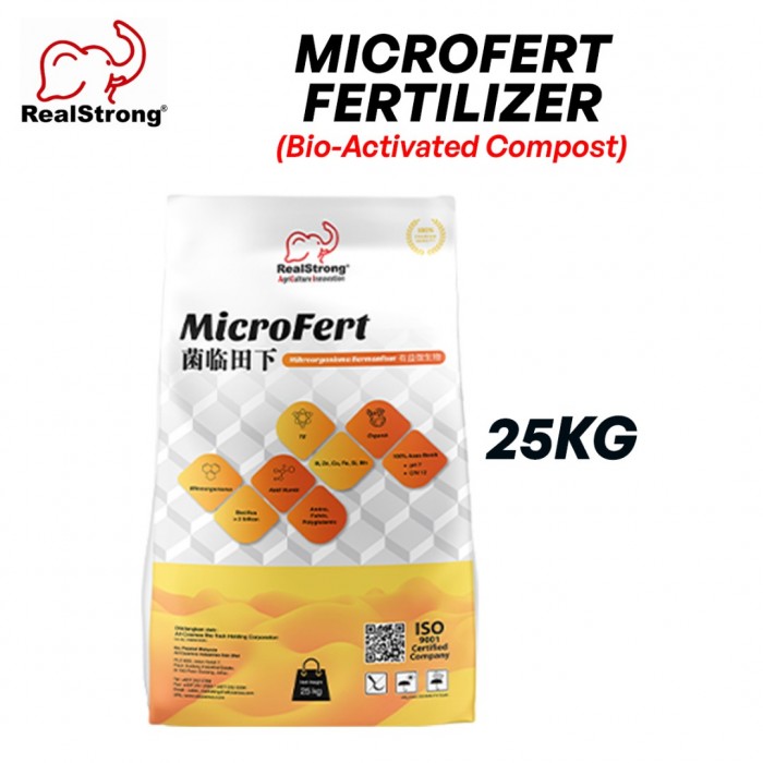 Real Strong Microfert Bio-Activated Compost Fertilizer 25KG 