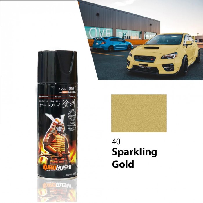 Samurai Paint Metallic Colour 40 Sparkling Gold 400ML