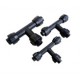 Hansen Fittings HET 32 Equal Tee 32MM x 32MM x 32MM - Black