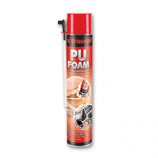 X'traseal PU Foam Insulation & Construction Adhesive 750ML X'traseal PU Foam Insulation & Construction Adhesive 750ML