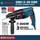 Bosch GBH 2-26 DRE Rotary Hammer Professional with SDS-Plus 3-Modes 800W (061125376C) Bosch GBH 2-26 DRE Rotary Hammer Professional with SDS-Plus 3-Modes 800W (061125376C)