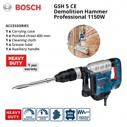 Bosch GSH 5 CE Demolition Hammer Professional 1150W (06113210L0)