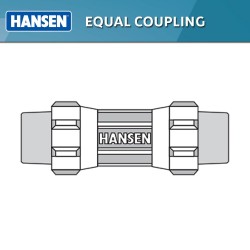 Hansen Fittings HEC50 Equal Coupling 50MM x 50MM